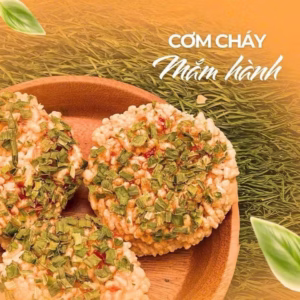 Cơm Cháy Mắm Hành Mini – Giòn Cay Ngon Ngất Ngây 250G - Winnie House