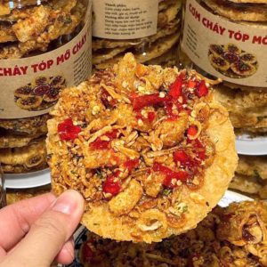 Cơm Cháy Tóp Mỡ Hành Phi Muối Tôm, Hương Vị Đặc Biệt 500G - Winnie House