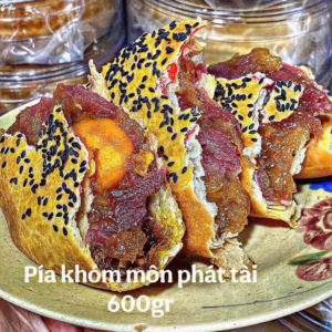 Bánh Pía Khóm Môn Phát Tài 8 Trứng Muối 600G - Winnie House