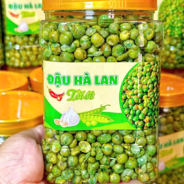 Đậu Hà Lan Rang Tỏi Ớt Thơm Ngon 500G - Winnie House