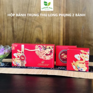 Hộp Bánh Trung Thu Long Phụng- Sương Mai - 2 Bánh/Hộp