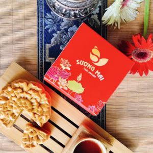 Bánh Trung Thu Truyền Thống, Bánh Nướng 200G - Sương Mai