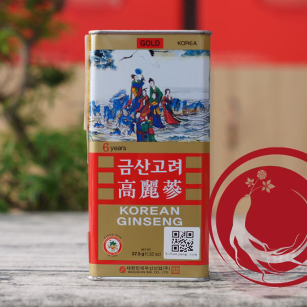 Hồng Sâm Củ Khô 6 Năm Tuổi 37.5G - Wooshin