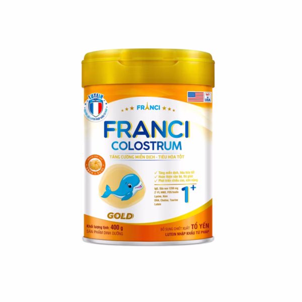 Sữa Bột Franci Colostrum 1+ Gold 1 Tuổi Trở Lên 400G - Franci