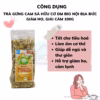 Trà Gừng Cam Sả Hữu Cơ Giảm Ho, Giải Cảm 100G - Bio - Ảnh 4