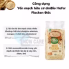 Yến Mạch Hữu Cơ Hafer Flocken Đức 500G (Hạt Vỡ) - Bio - Ảnh 5