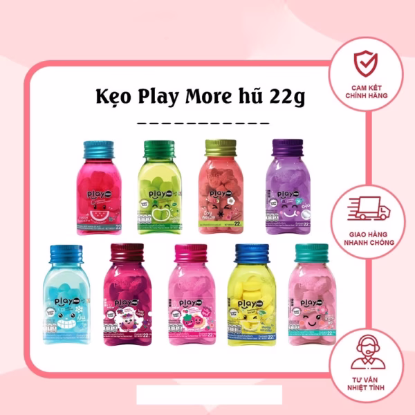 Hủ Kẹo Playmore Thái Lan 22G/Hủ - Minh Ngọc