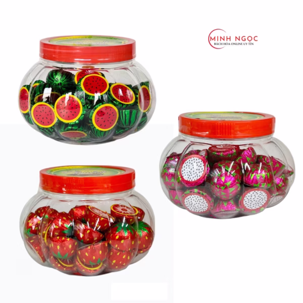 Kẹo Socola Hủ 385 Gram Các Loại - Minh Ngọc