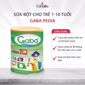 Sữa Bột Gaba Pedia Iq Bổ Sung Dinh Dưỡng Cho Trẻ Phát Triển Chiều Cao Và Não Bộ, Giúp Trẻ Phát Triển Toàn Diện - Fobelife