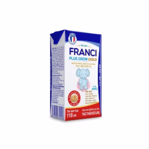 (Thùng) Sữa Bột Pha Sẵn Franci Plus Grow Gold 110Ml (12 Lốc/Thùng) - Franci.