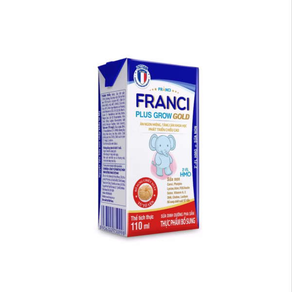 (Thùng) Sữa Bột Pha Sẵn Franci Plus Grow Gold 110Ml (12 Lốc/Thùng) - Franci.