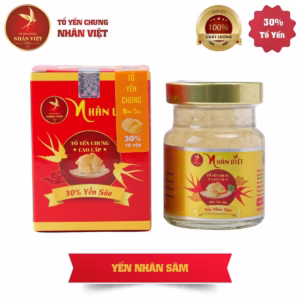 [7 Hũ Tặng 1] Yến Sào 30% Yến Chưng Nhân Sâm Nhân Việt Hũ 70Ml - Nhân Việt
