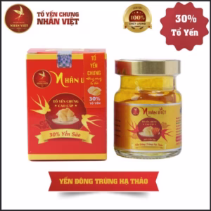 [7 Hũ Tặng 1] Yến Sào 30% Yến Chưng Đông Trùng Hạ Thảo Nhân Việt Hũ 70Ml - Nhân Việt