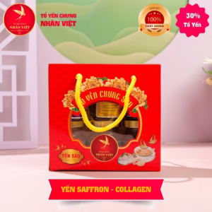 [2 Lốc Tặng 1 Hũ] Lốc 6 Hũ Yến 30% Yến Saffron Collagen Nhân Việt Hũ 70Ml - Nhân Việt
