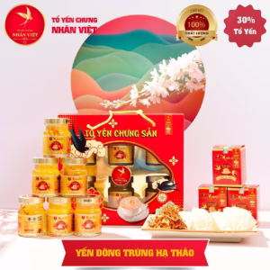 Lốc 6 Hũ Yến Sào 30% Yến Chưng Đông Trùng Hạ Thảo Nhân Việt Hũ 70Ml - Nhân Việt