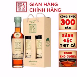 [Cặp 2 Chai] Nước Mắm Tĩn Trẻ Em Cho Bé Ăn Dặm Độ Đạm 42N 250Ml - Nước Mắm Tĩn