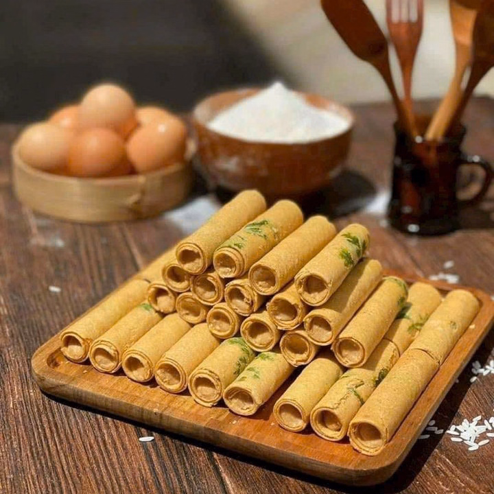 Bánh Ống Ngò Nhân Bơ Đậu Phộng 500G - Winnie House - Ảnh 2