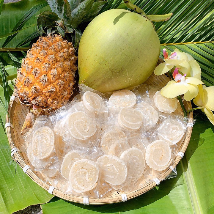 Kẹo Dừa Non Cuộn, Hương Vị Quê Nhà Ngọt Ngào 500G - Winnie House - Ảnh 7