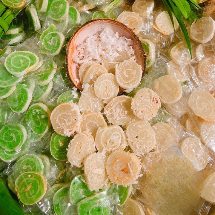 Kẹo Dừa Non Cuộn, Hương Vị Quê Nhà Ngọt Ngào 500G - Winnie House - Ảnh 2
