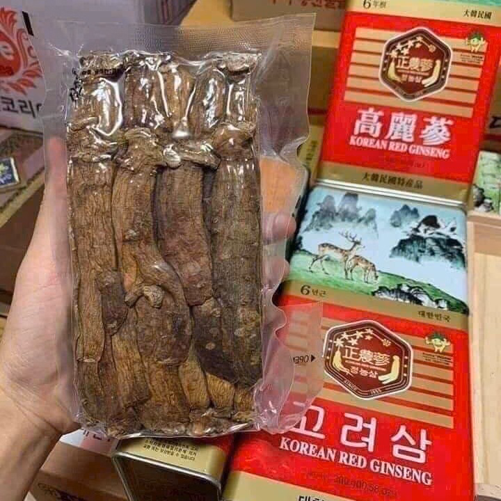 Sâm Khô Hàn Quốc Hộp Thiếc Nguyên Củ 6 Năm Tuổi Chính Hãng Hộp 150G - 300G - Ginseng - Ảnh 3