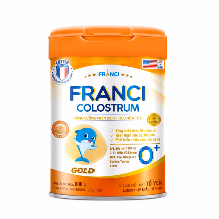 Sữa Bột Franci Colostrum Gold 0+ (Dành Cho Trẻ Từ 0 Đến 12 Tháng)-Franci - Ảnh 2