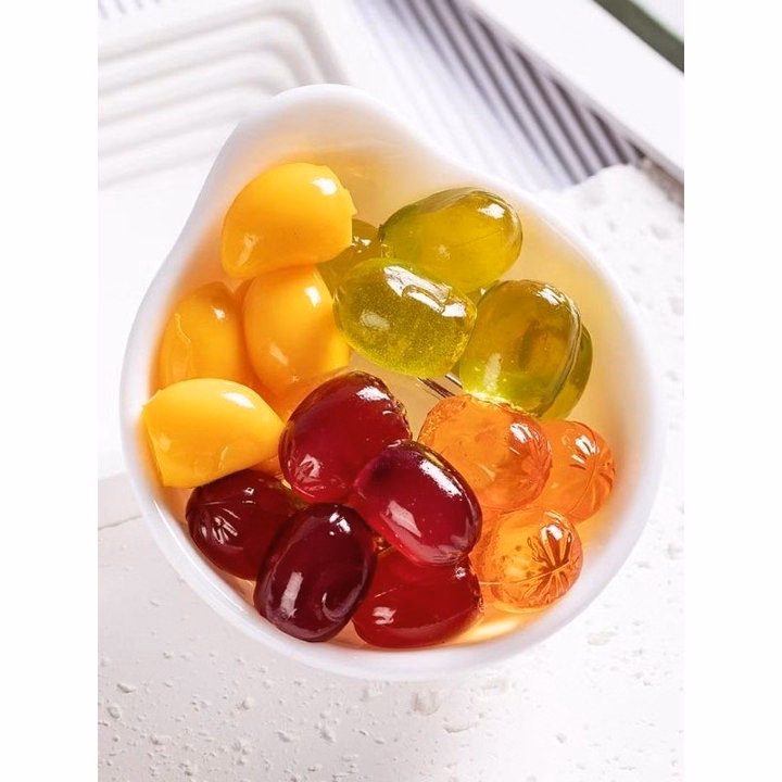 Kẹo Dẻo Trái Cây 3D, Kẹo Lột Vỏ Mix Vị 500G, 200G - Minh Ngọc - Ảnh 2