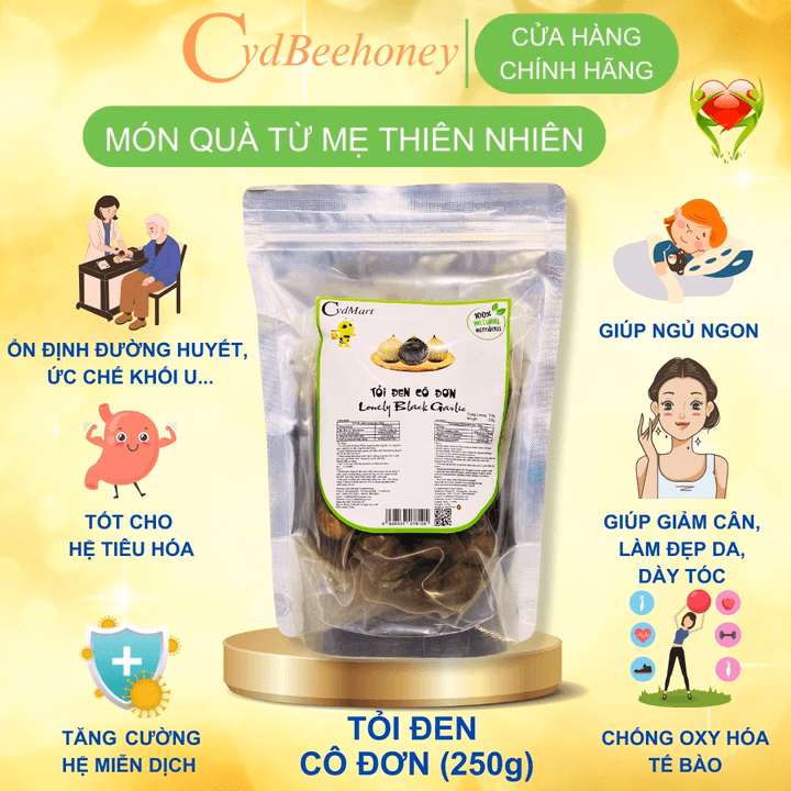 Tỏi Đen Cô Đơn Cvdmart 500G - Cvdbeehoney - Ảnh 4