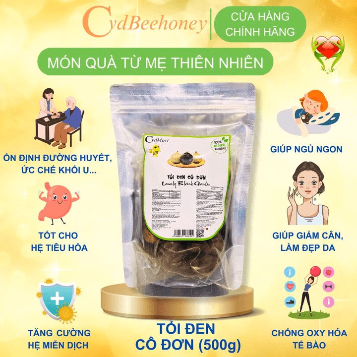 Tỏi Đen Cô Đơn Cvdmart 500G - Cvdbeehoney - Ảnh 3