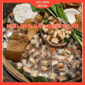 Kẹo Dừa Sáp Cà Phê Muối Thơm Ngon, Béo Ngậy 500G Ctb551 - Bechip