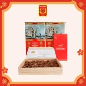 Hồng Sâm Củ Khô Punggi Kgs Hộp Gỗ 150G - Ginseng House