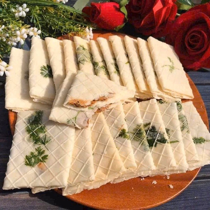 Bánh Kẹp Ngò Trắng Nhân Bơ Đậu Phộng Thơm Ngon 300G - Winnie House - Ảnh 6