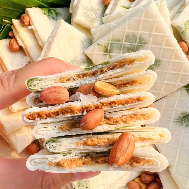 Bánh Kẹp Ngò Trắng Nhân Bơ Đậu Phộng Thơm Ngon 300G - Winnie House - Ảnh 4