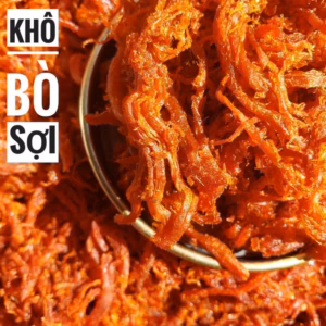 Khô Bò Sợi Lớn Loại Ngon Dai Tuyệt Đỉnh 250G - Winnie House