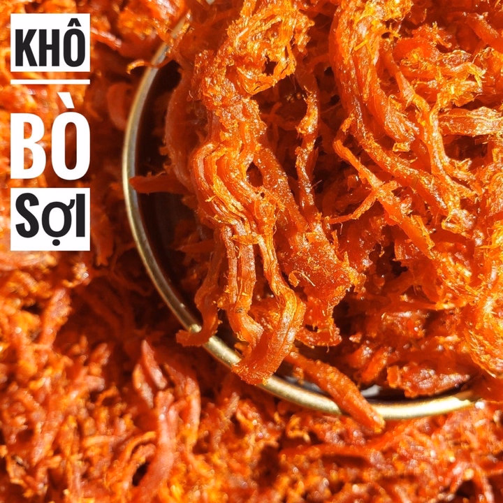 Khô Bò Sợi Lớn Loại Ngon Dai Tuyệt Đỉnh 250G - Winnie House