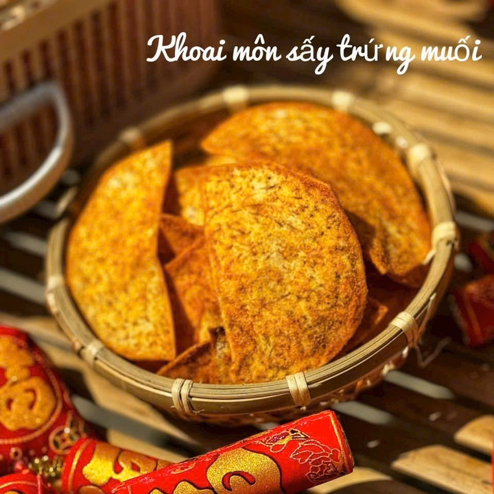 Khoai Môn Sấy Trứng Muối Không Thể Bỏ Lỡ 250G - Winnie House - Ảnh 2
