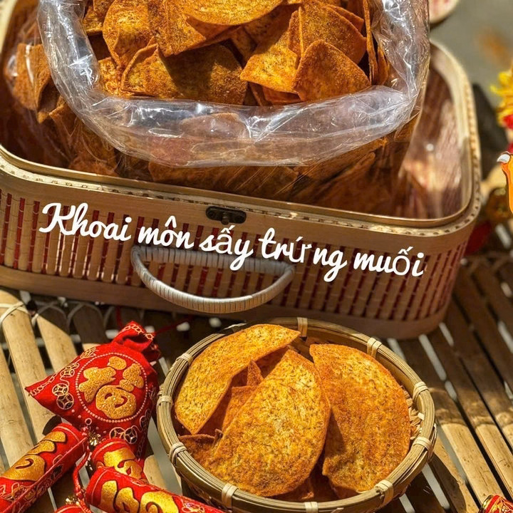 Khoai Môn Sấy Trứng Muối Không Thể Bỏ Lỡ 250G - Winnie House - Ảnh 5