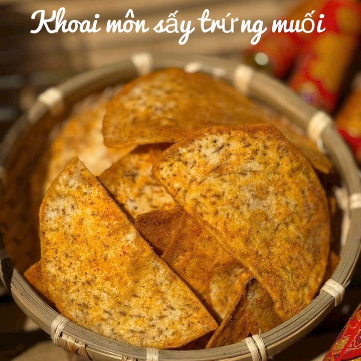 Khoai Môn Sấy Trứng Muối Không Thể Bỏ Lỡ 250G - Winnie House - Ảnh 4