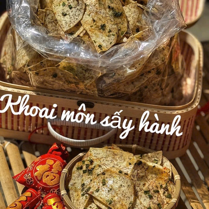 Khoai Môn Sấy Mắm Hành Thơm Lừng Vị Môn 250G - Winnie House - Ảnh 5