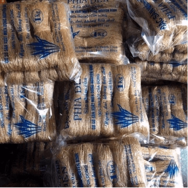 Miến Dong Phia Đén, Đặc Sản Cao Bằng, Sợi Dai Giòn, Cam Kết 100% Không Hóa Chất 1 Kg Ctb178 - Bechip - Ảnh 4