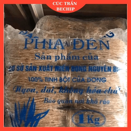 Miến Dong Phia Đén, Đặc Sản Cao Bằng, Sợi Dai Giòn, Cam Kết 100% Không Hóa Chất 1 Kg Ctb178 - Bechip