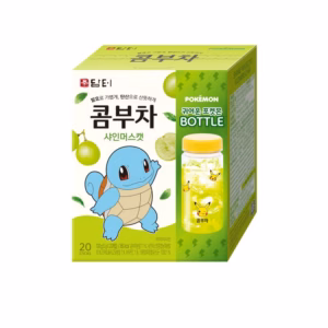 [Hộp] (Tặng Kèm Bình Nhựa Pokemon)Trà Kombucha Hàn Quốc Các Vị Nho,Chanh 100G - Damtuh