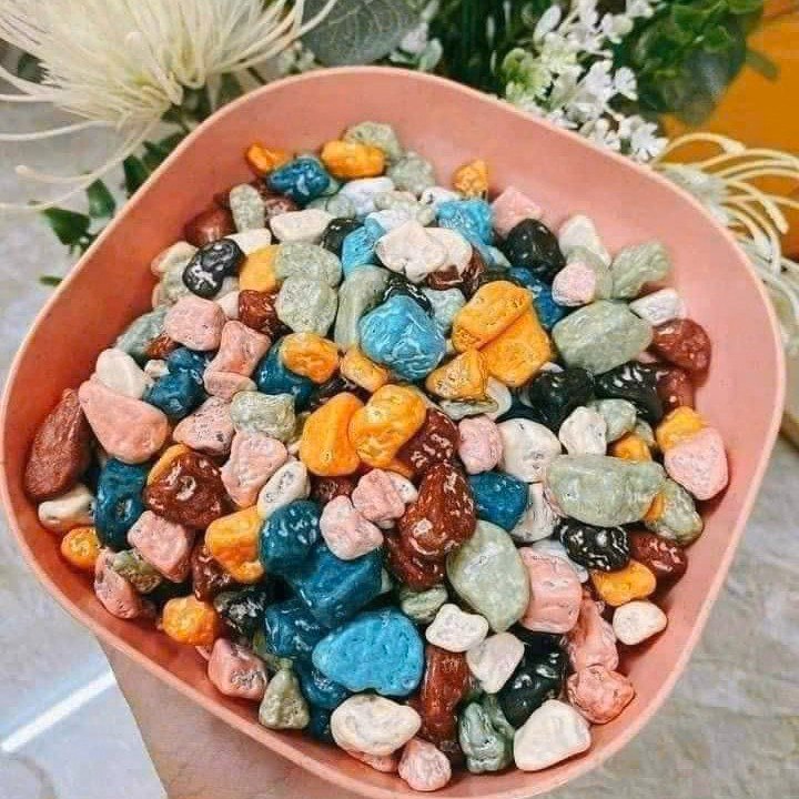 Kẹo Sỏi Đá Nhân Socola Siêu Ngon 500G - Winnie House - Ảnh 6