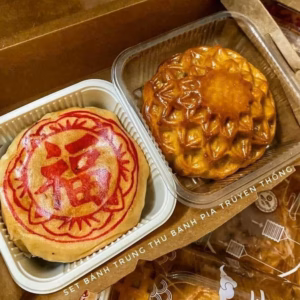 Set Bánh Hương Xưa, Bánh Trung Thu Gà Quay Thập Cẩm Và Pía Lạp Thịt - Winnie House