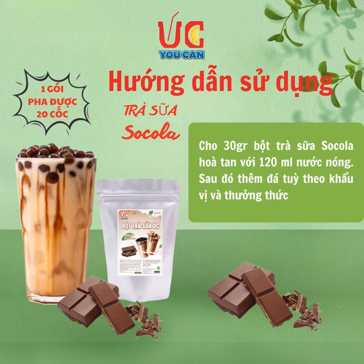 Bột Trà Sữa Socola Hòa Tan, Trà Sữa Trân Châu Đậm Vị, Thơm Ngon, Nước Uống Giải Khát, Dễ Pha Túi 500Gr - Lady'S Passion - Ảnh 3