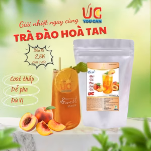 [Túi 1Kg] Bột Trà Đào Hòa Tan Tiện Lợi, Giàu Vitamin C, Không Chứa Chất Bảo Quản U007 - Lady'S Passion