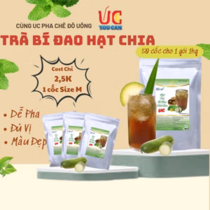[Túi 1Kg] Bột Trà Bí Đao Hạt Chia Hòa Tan Tiện Lợi, Giàu Vitamin C, Không Chứa Chất Bảo Quản U012 - Lady'S Passion