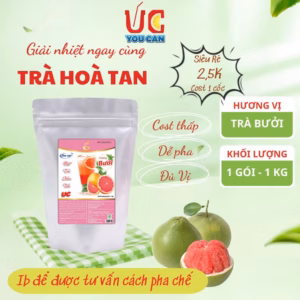 [Túi 1Kg] Bột Trà Bưởi Hòa Tan Tiện Lợi, Giàu Vitamin C, Không Chứa Chất Bảo Quản U004 - Lady'S Passion