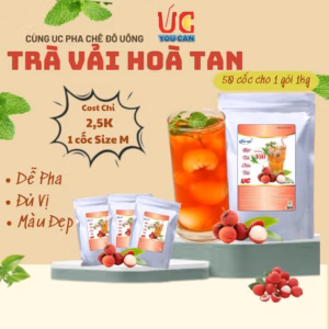 [Thùng 10Kg] Bột Trà Vải Hòa Tan Tiện Lợi, Giàu Vitamin C, Không Chứa Chất Bảo Quản U010 - Lady'S Passion