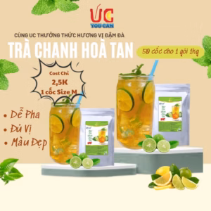 [Thùng 10Kg] Bột Trà Chanh Hòa Tan Tiện Lợi, Giàu Vitamin C, Không Chứa Chất Bảo Quản U005 - Lady'S Passion