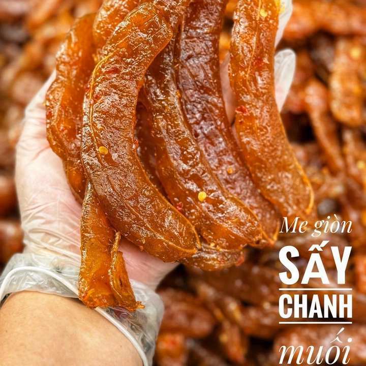 Me Giòn Sấy Chanh Muối Siêu Ngon, Đắc Sản Biếu Khách Gần Xa 500G - Winnie House - Ảnh 2